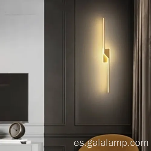 Diseño de luz de pared de dormitorio nórdico moderno